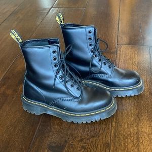 DOC MARTENS- 1460 BEX SMOOTH LEATHER PLATFORM